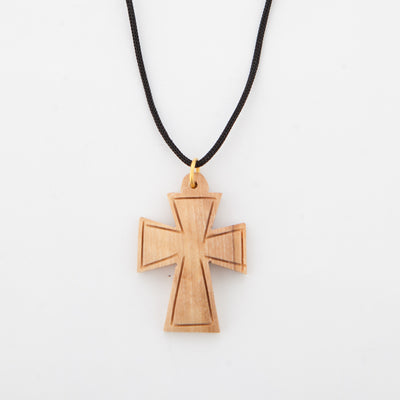 Celtic Wooden Cross - Engraved Christian Wooden Cross Necklace made ou –  Blessed Beam Artistry