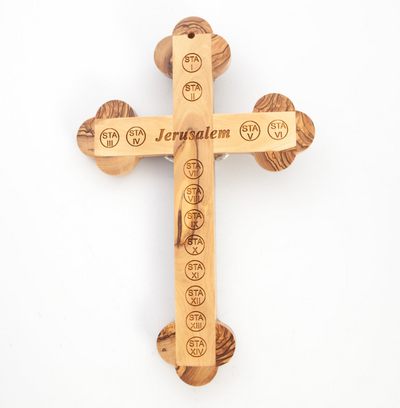  Wooden Cross. Plain Holy Land cross, Olive Wood by Wood Cross :  Home & Kitchen