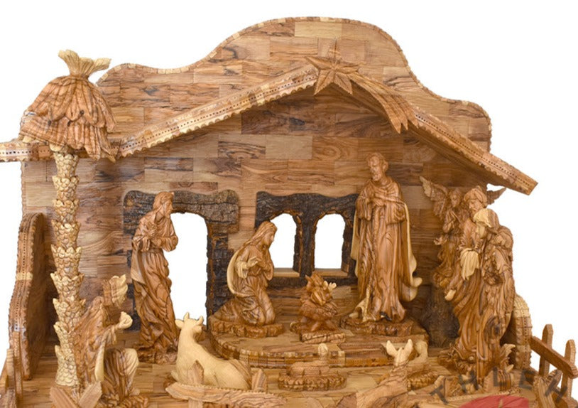 Olive Wood Nativity Scenes / Nativity Sets - Bethlehem Handicrafts