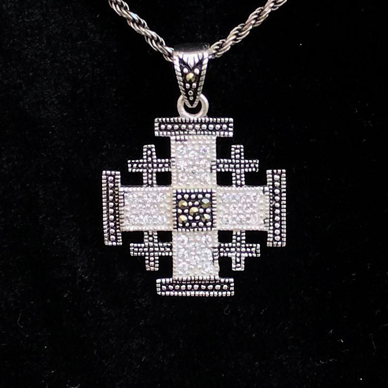 Jerusalem Cross Necklace | Saint Jewelry