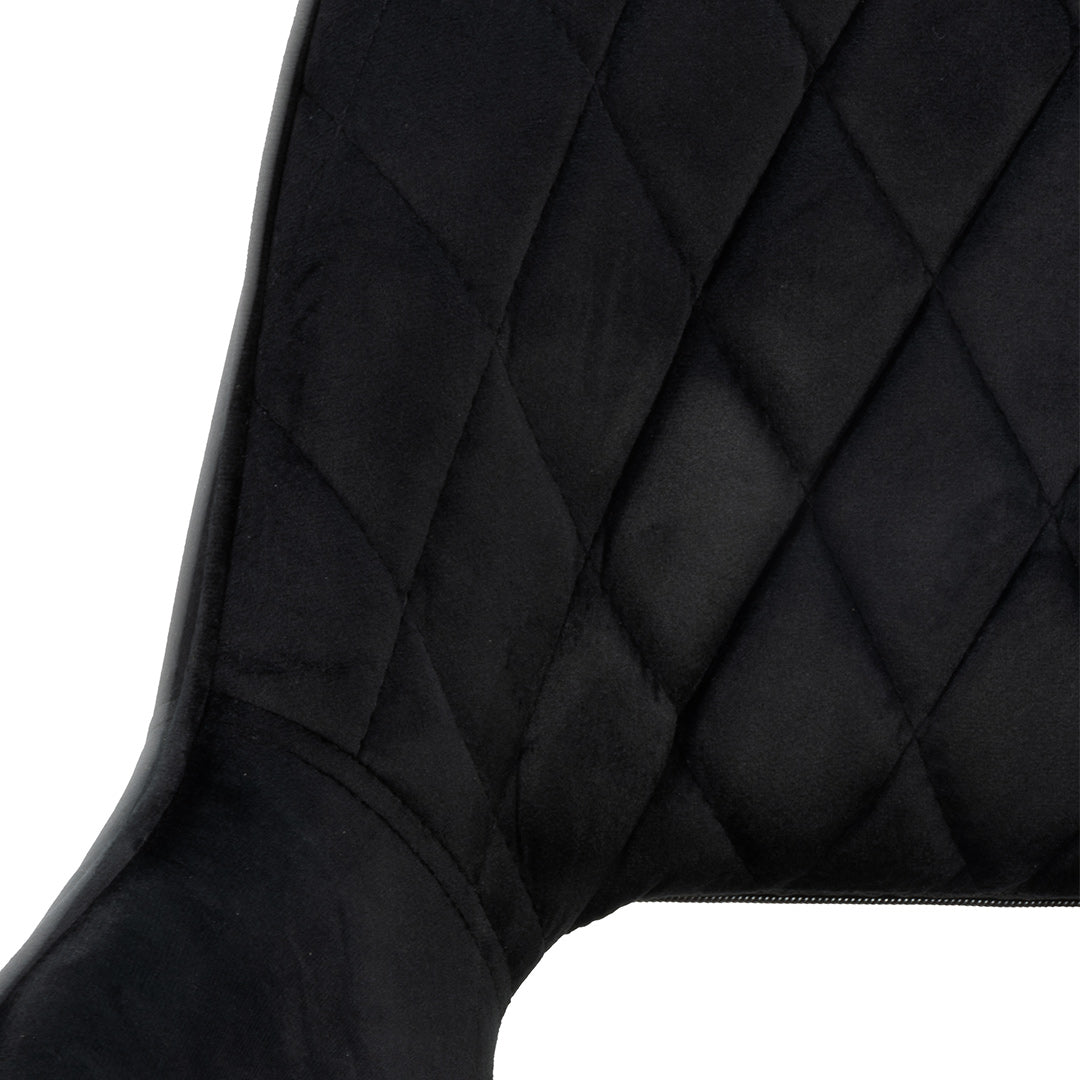 black velvet dining chair in Dubai