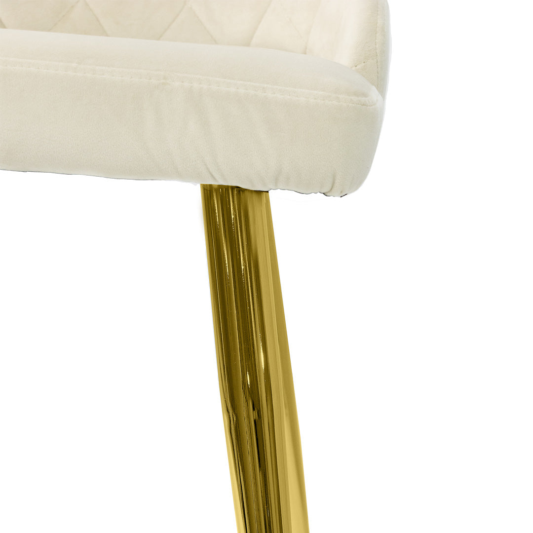 dining chair in gold