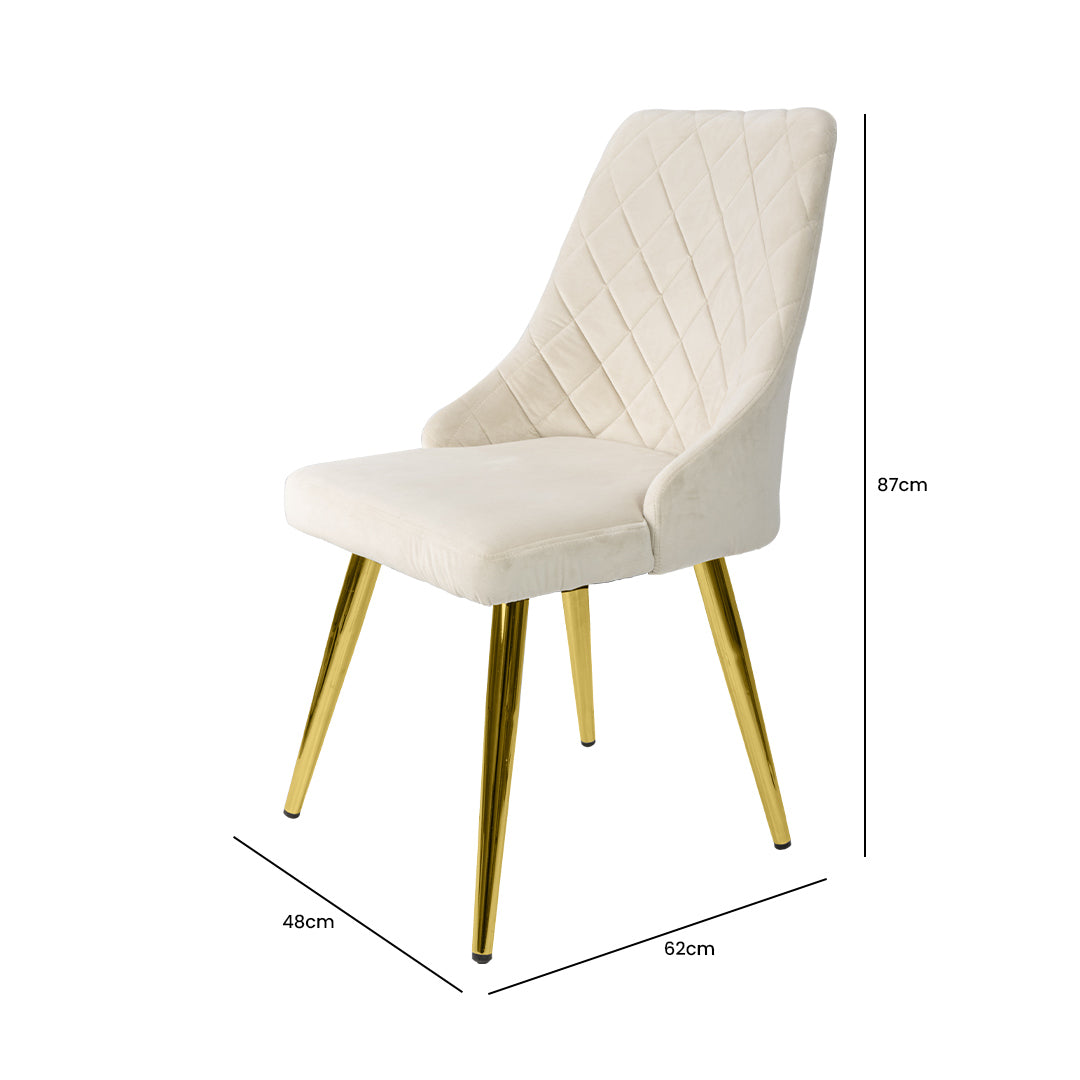 gold dining chairs