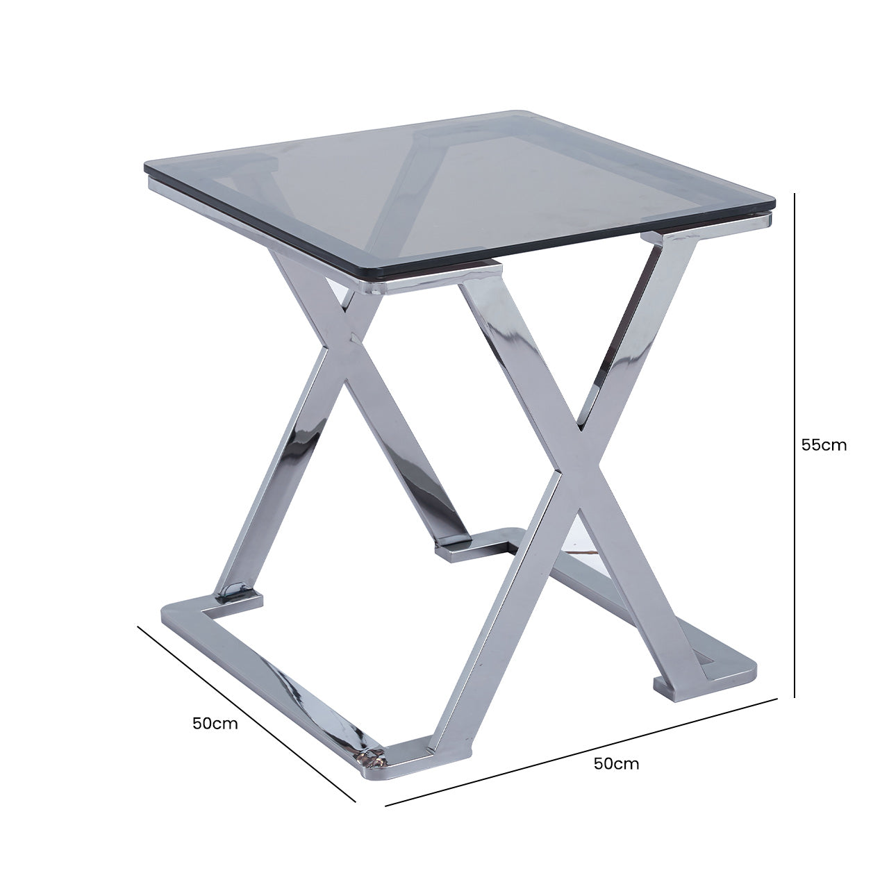 metal end table