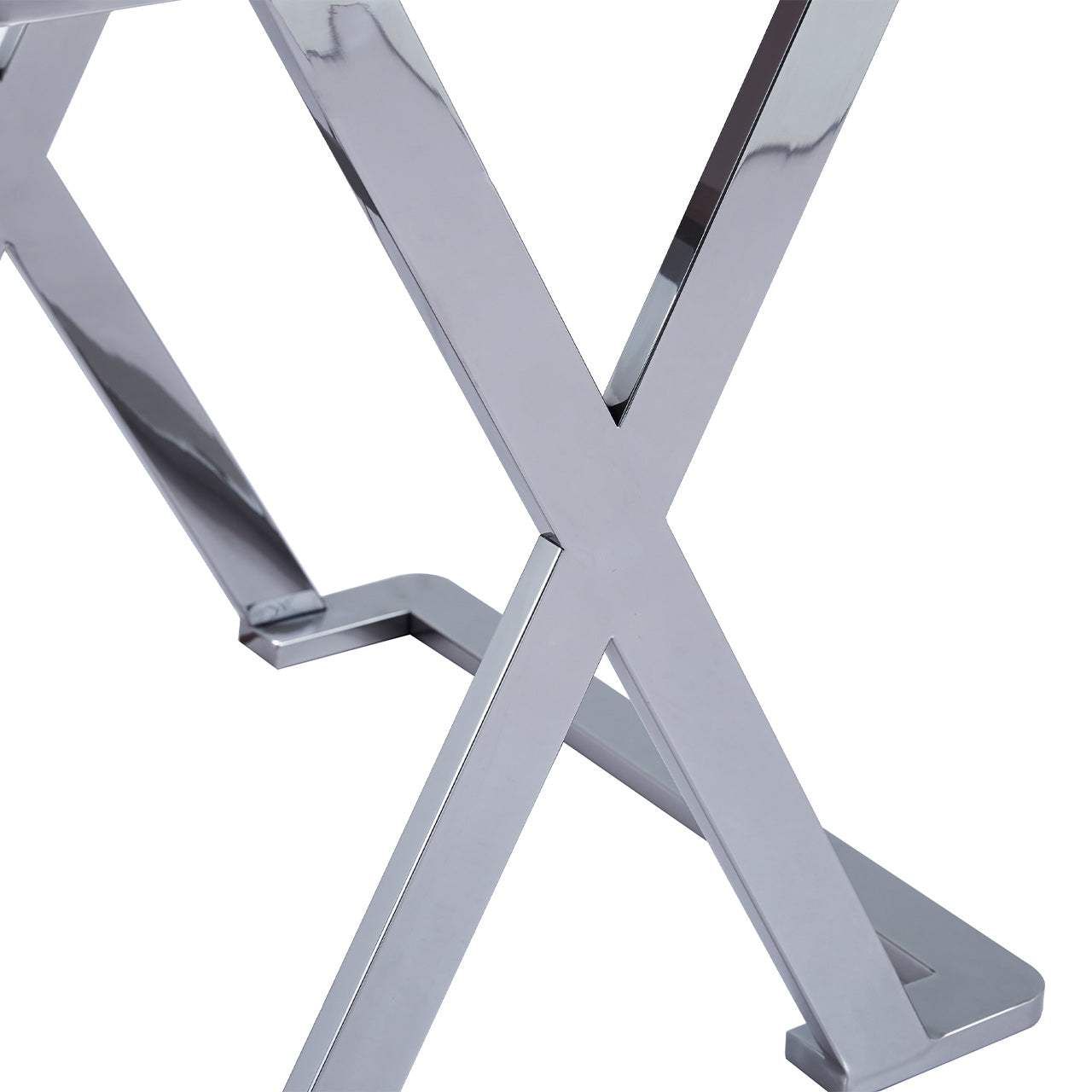 gunmetal steel end table