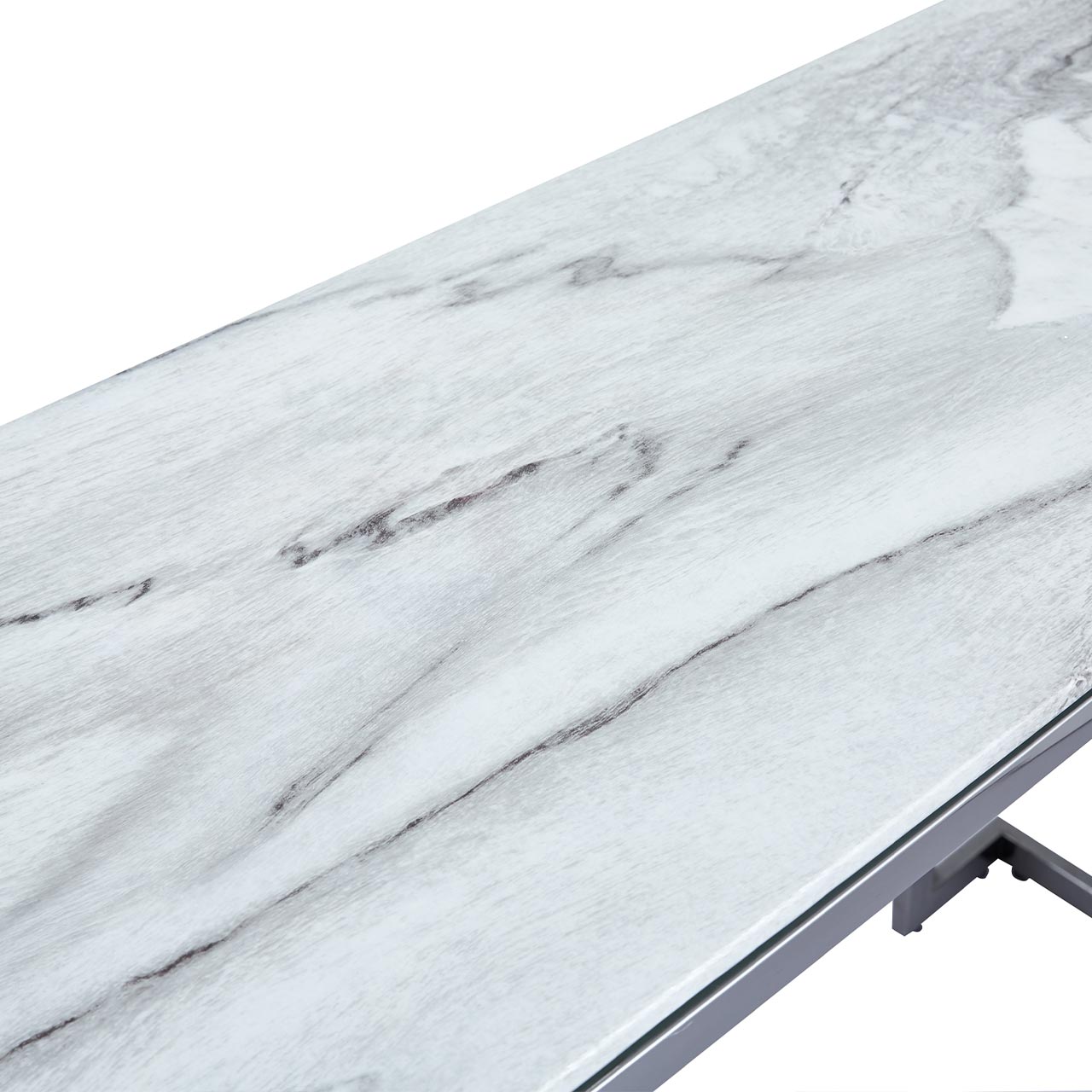 glass marble console table for living room