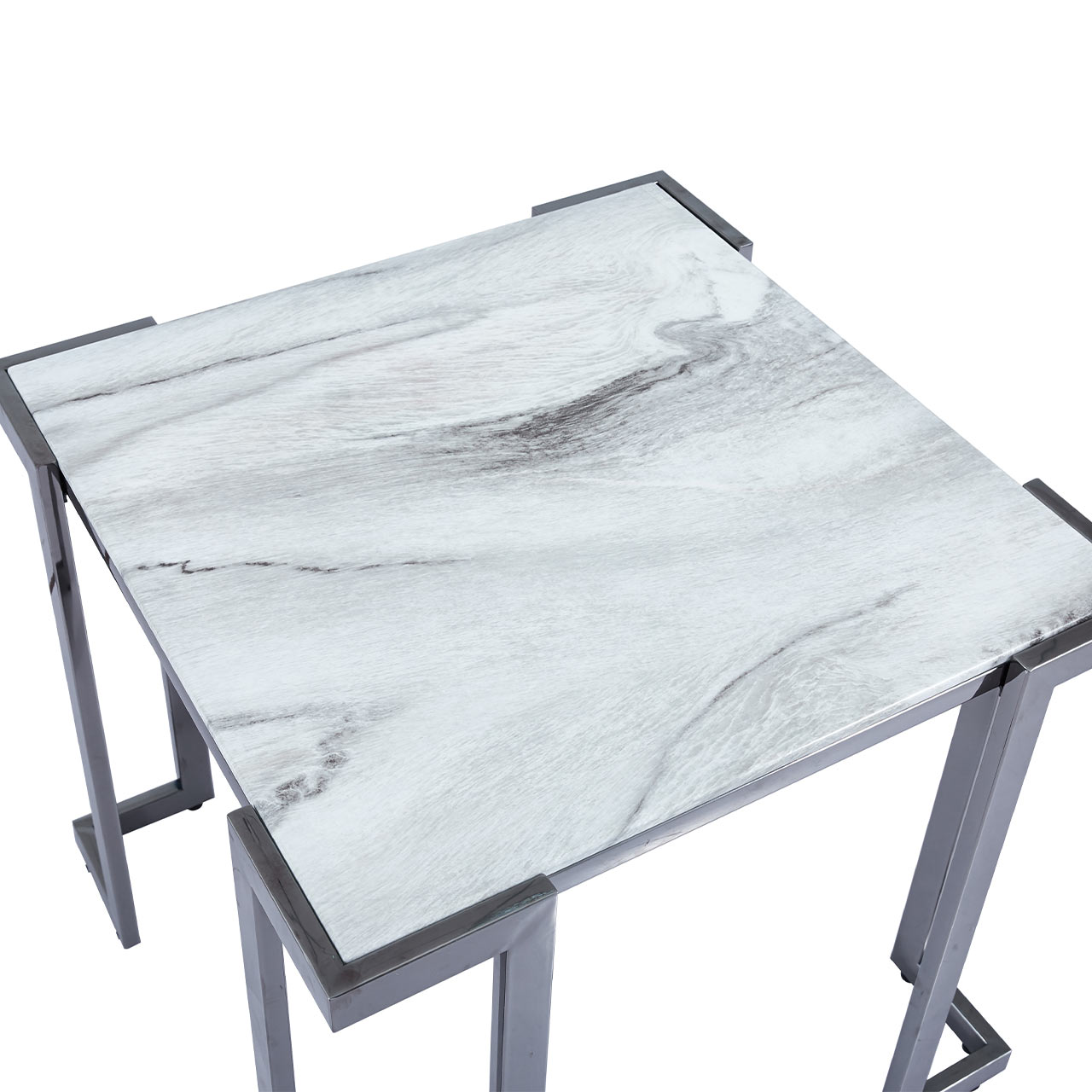 marble glass top end table in Dubai