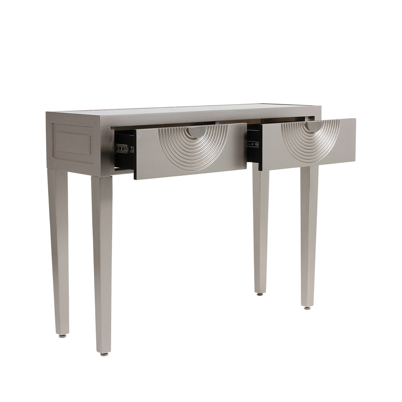 two drawer console table