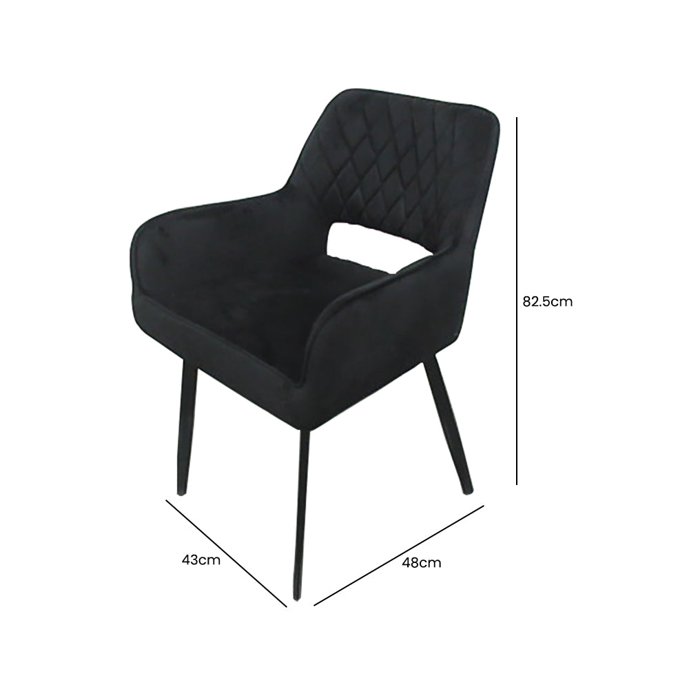 black color dining chair in Dubai