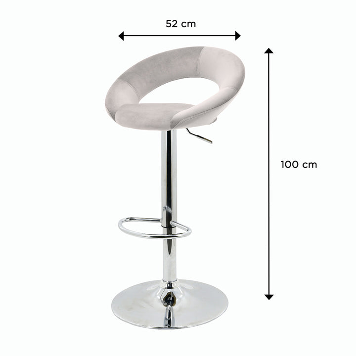 bar stool in cream color