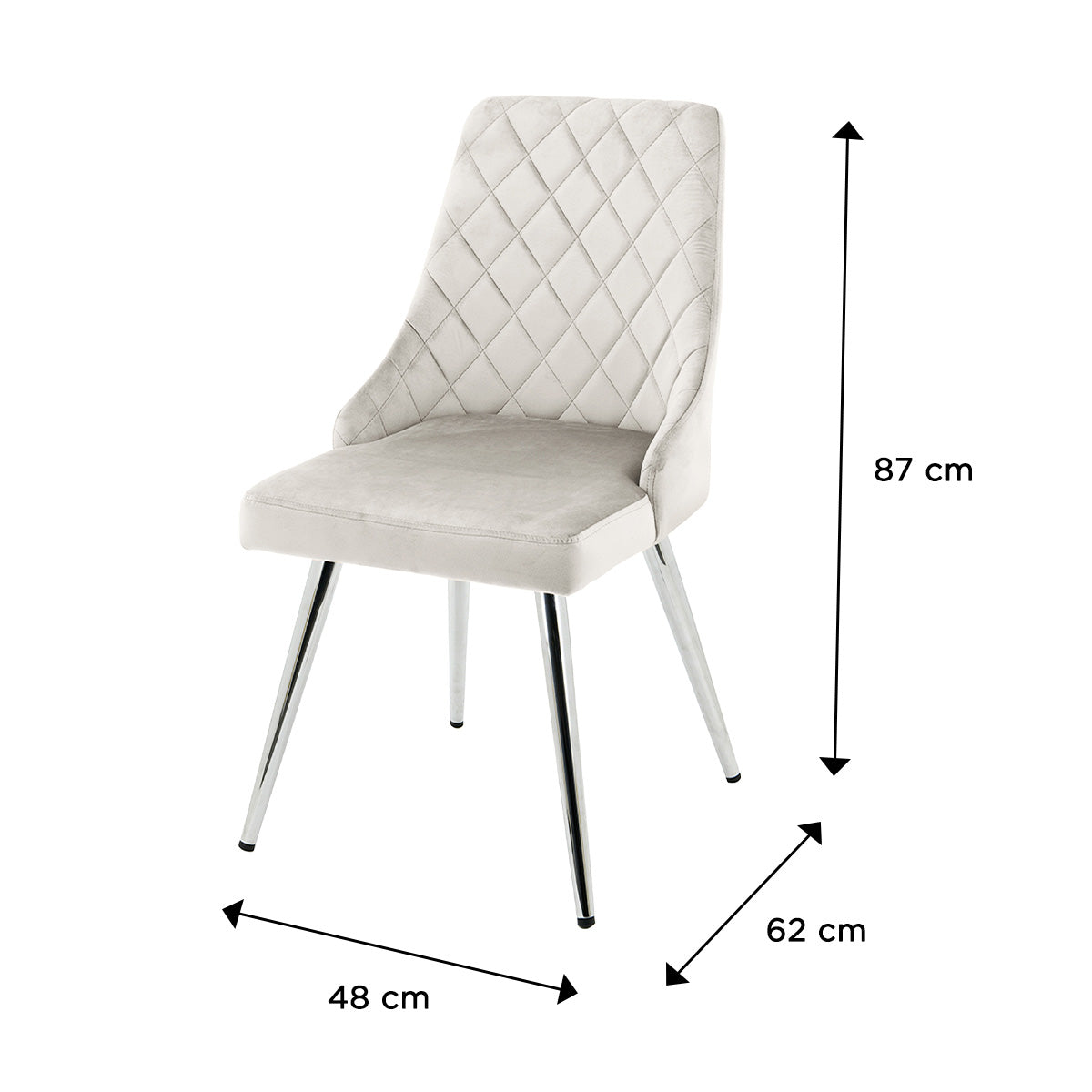 cream dining chair