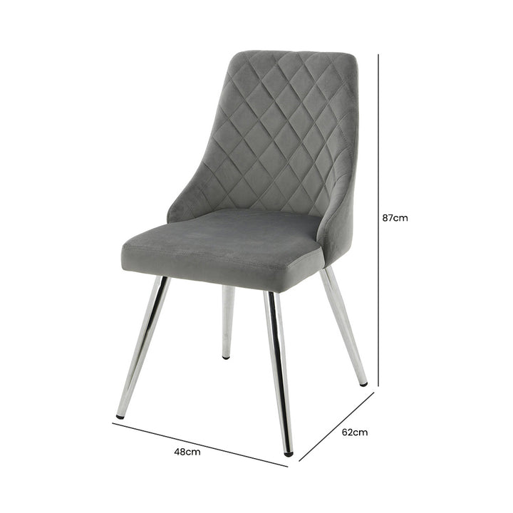 grey dining chair in dubai