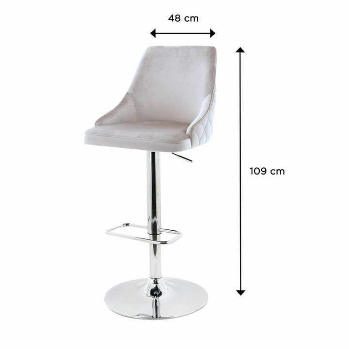 bar stool in cream color