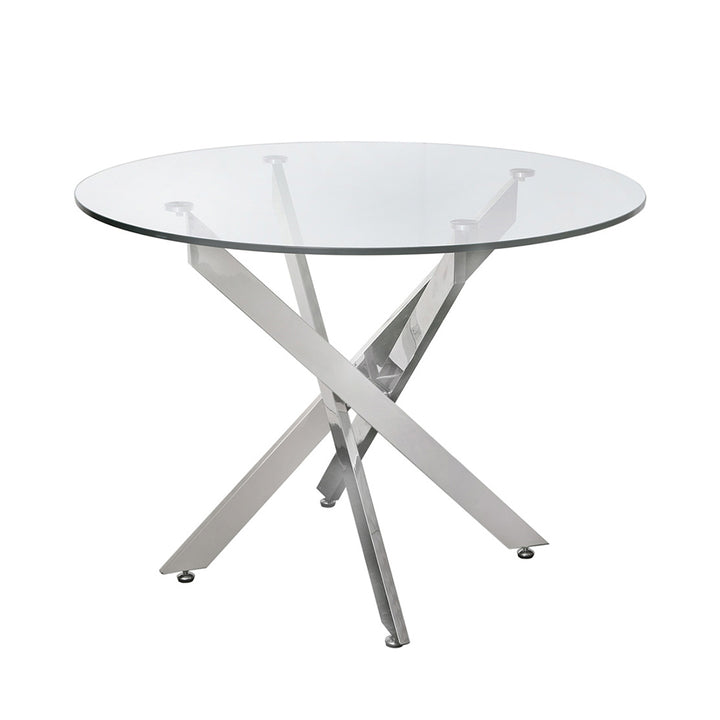 chrome dining table