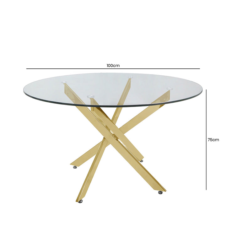 round dining table size