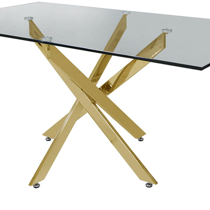 gold dining table for 8 seater