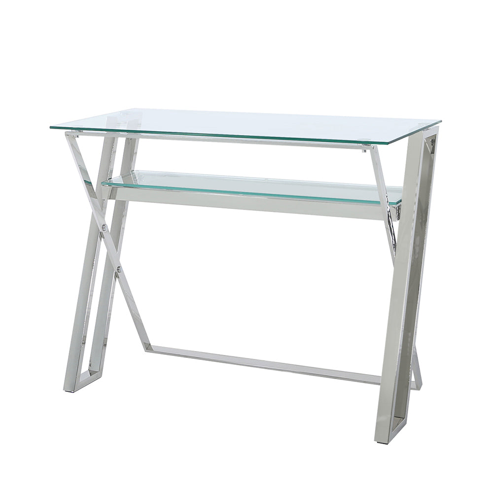 Study table with glass top