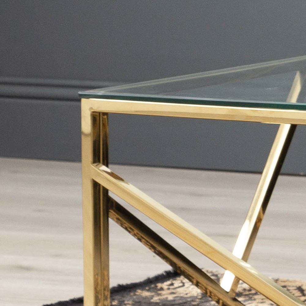 gold coffee table