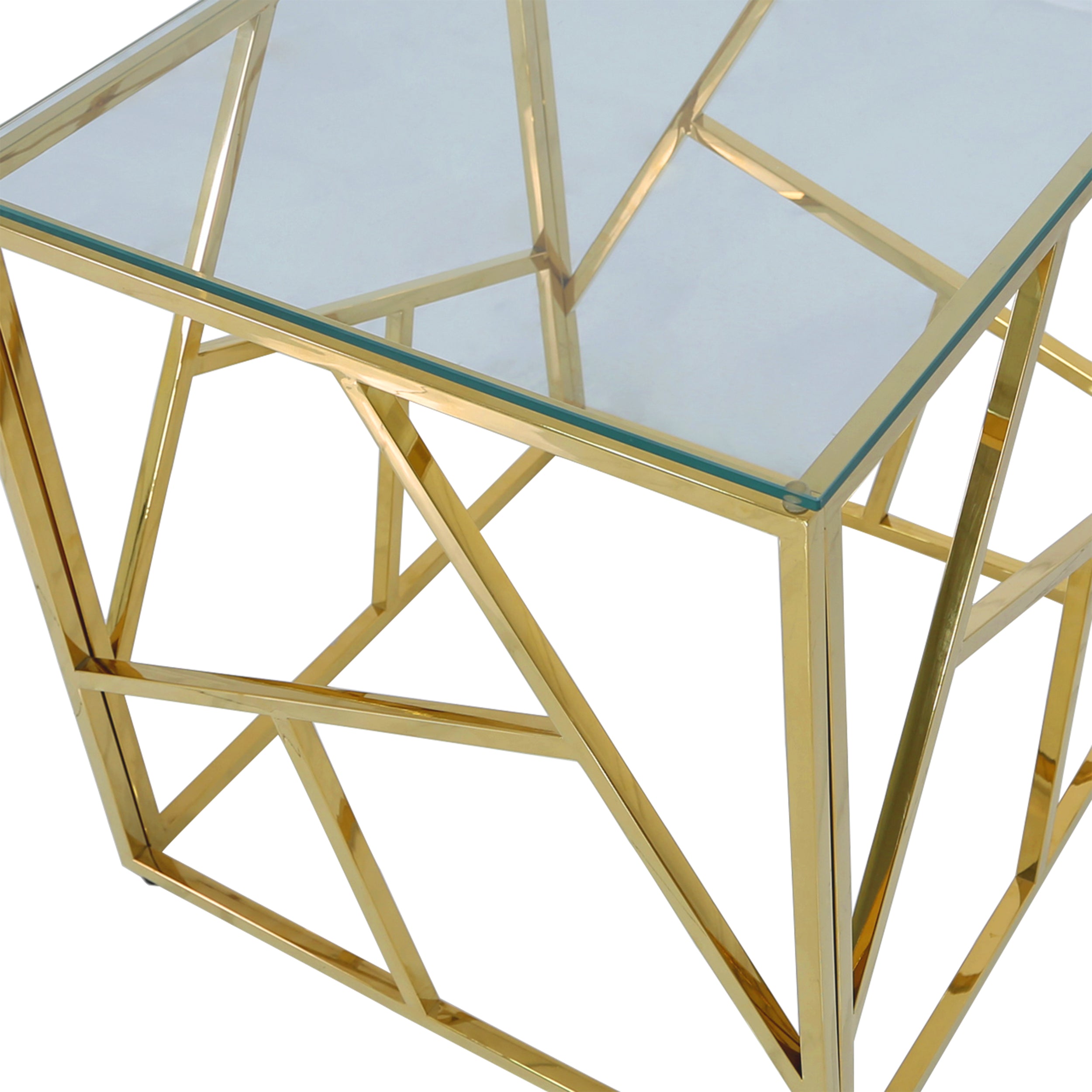 gold side table for living room