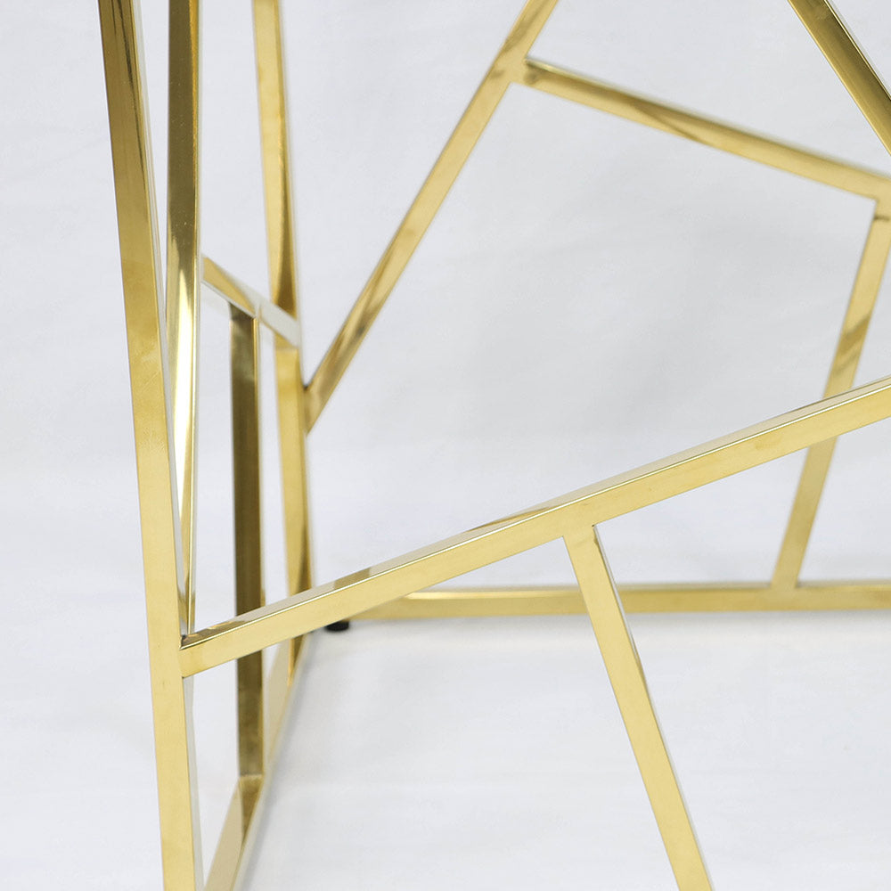 gold side table