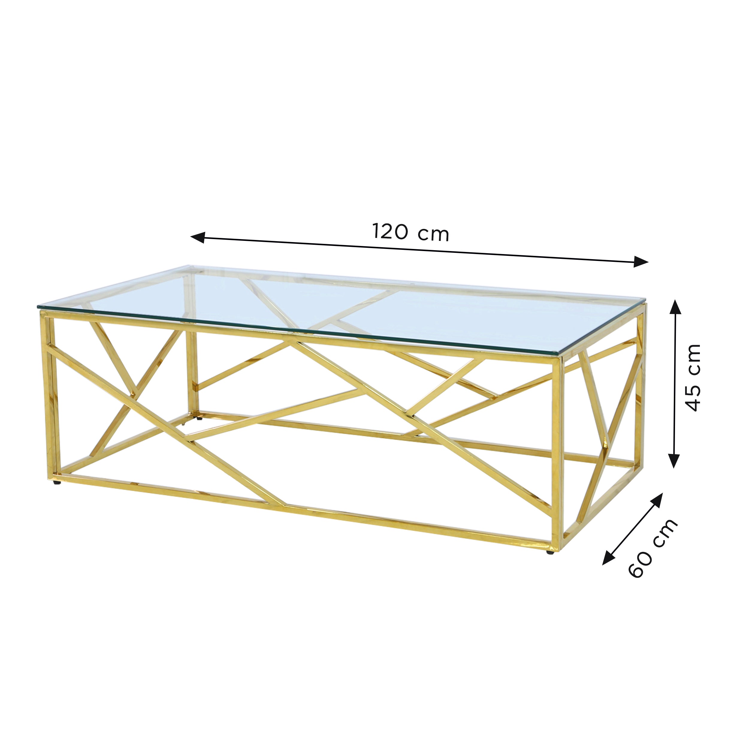 coffee table with glass top