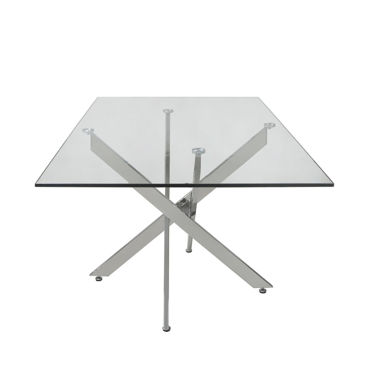 chrome dining table in dubai