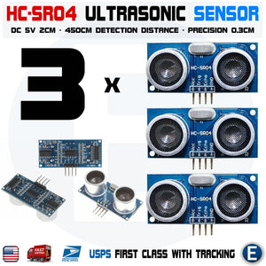 3pcs HC-SR04 Ultrasonic Module Measuring Sensor Arduino Raspberrypi Robot - eElectronicParts