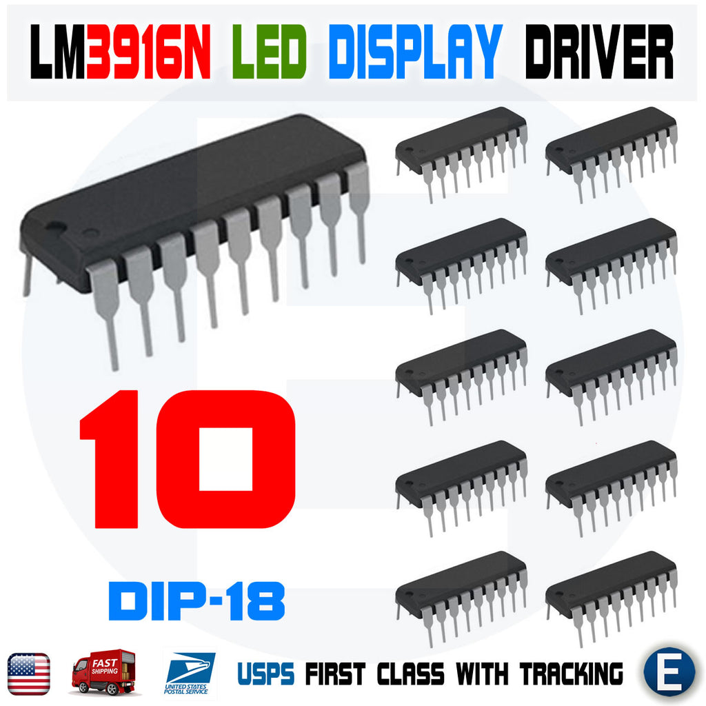 10PCS LM3916N-1 Display Driver IC LM3916 NSC DIP-18 BAR – eElectronicParts