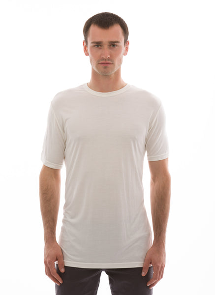 100% Bamboo Men's Short Sleeve Crew Neck – The Bamboo Shirt | Natural ...