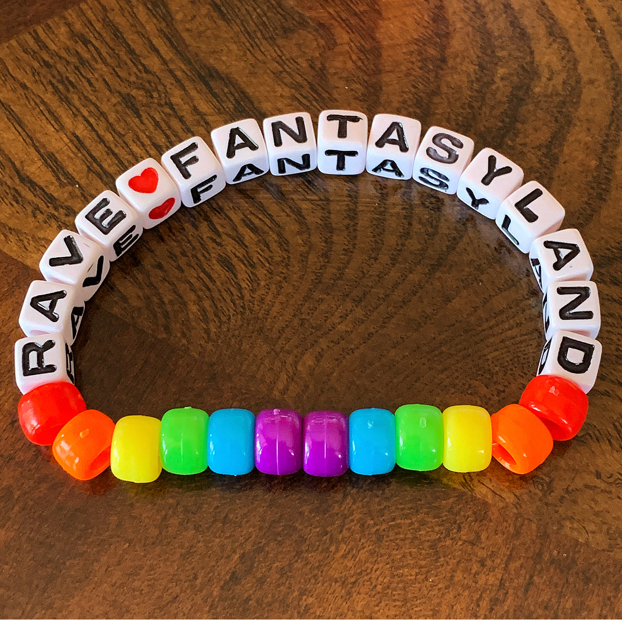  KANDI BAR Party Hard Rave Bracelets (13-pack), 2024 Edition, Wear and Trade Handmade PLUR Music Festival Accessories