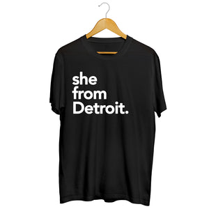 detroit t shirts women's