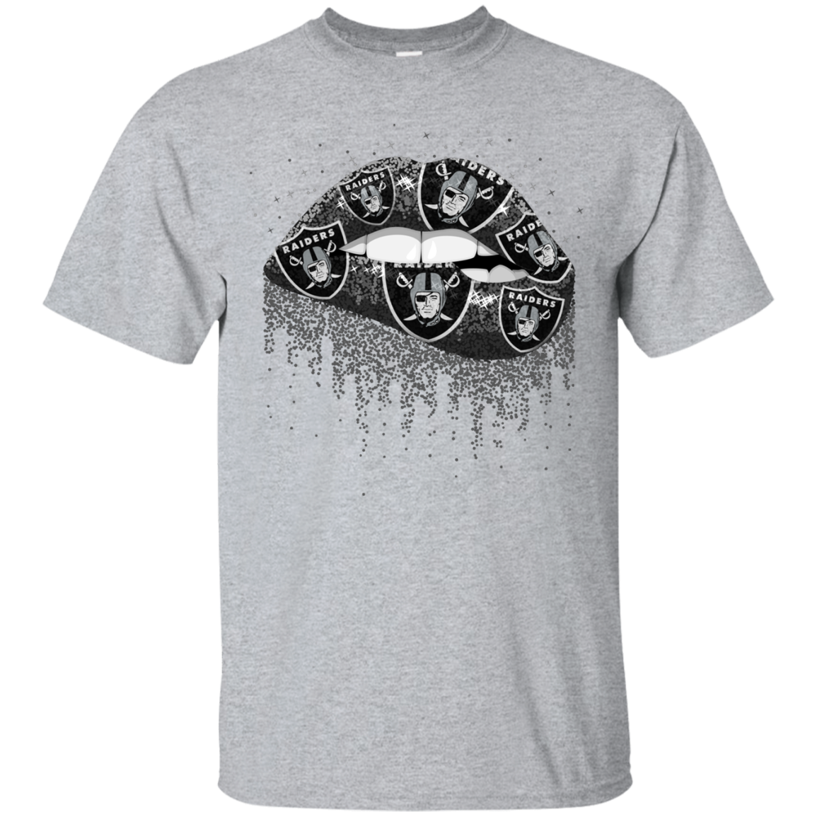 Oakland Raiders Sexy Lip Shirt