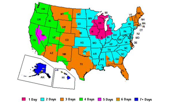 Shipping Map