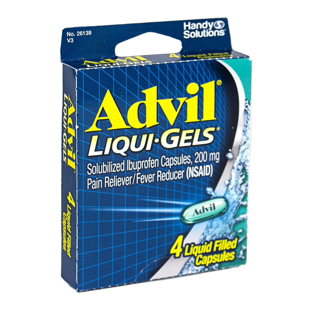 Wholesale Travel Size Advil Ibuprofen - Box of 4 - Weiner's LTD