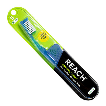 REACH Crystal Clean Toothbrush with Soft Bristles, 2 Count - Reach  Toothbrush