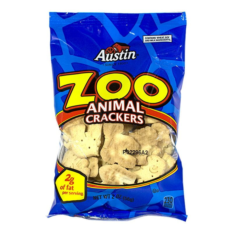 Wholesale Zoo Animal Crackers - 2 oz.: Charities: Food: Weiner's LTD