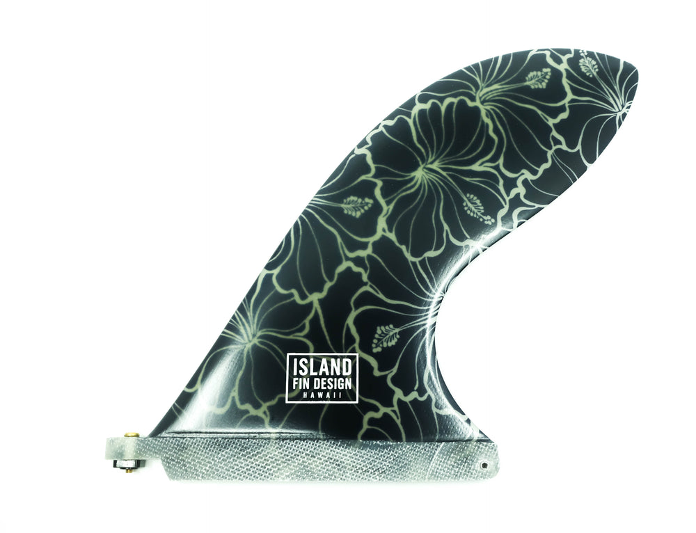 9.0 Islander Fin - Blue Plumeria – Goin Left