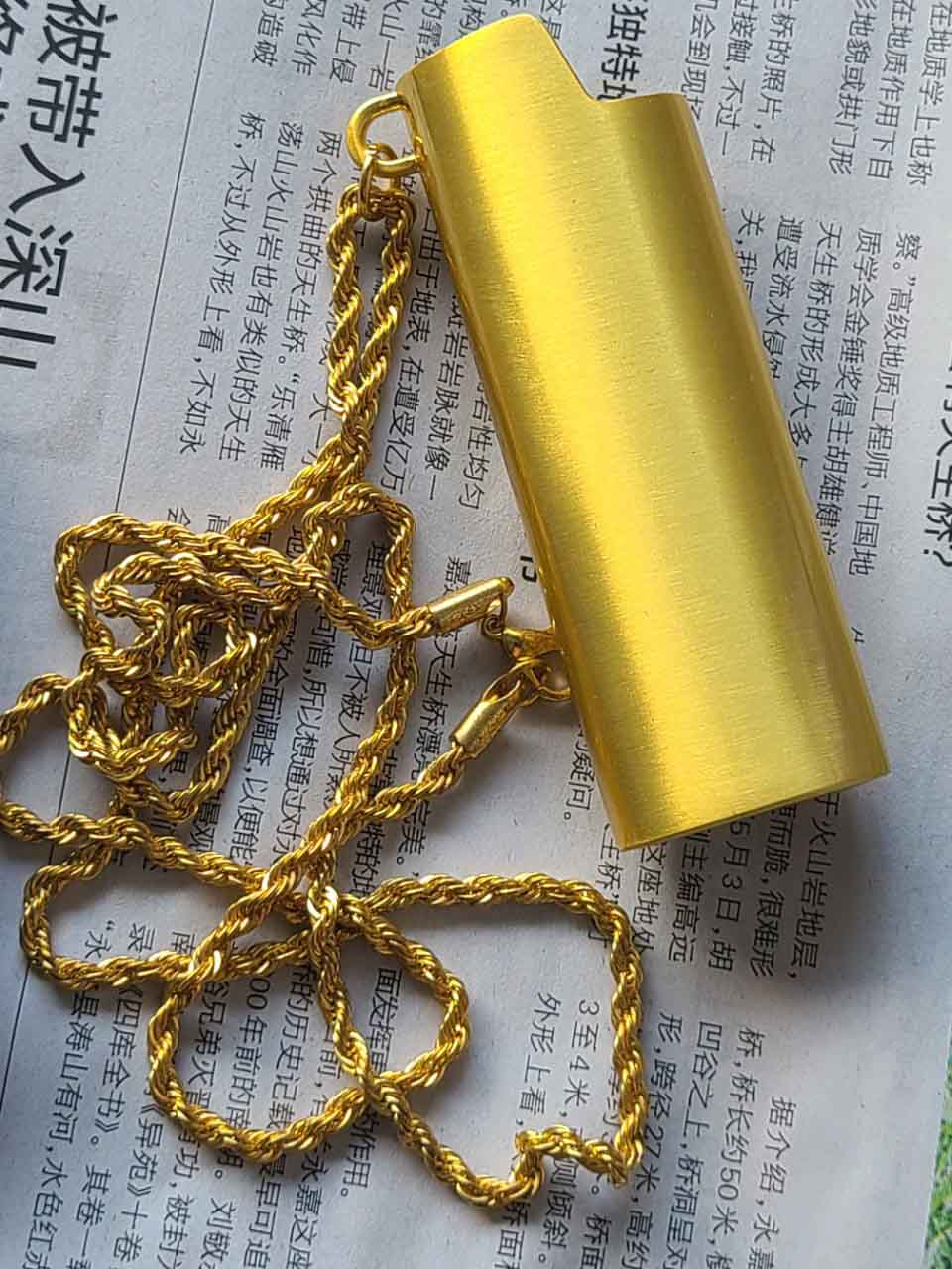 SMALL BIC LIGHTER CASE PENDANT