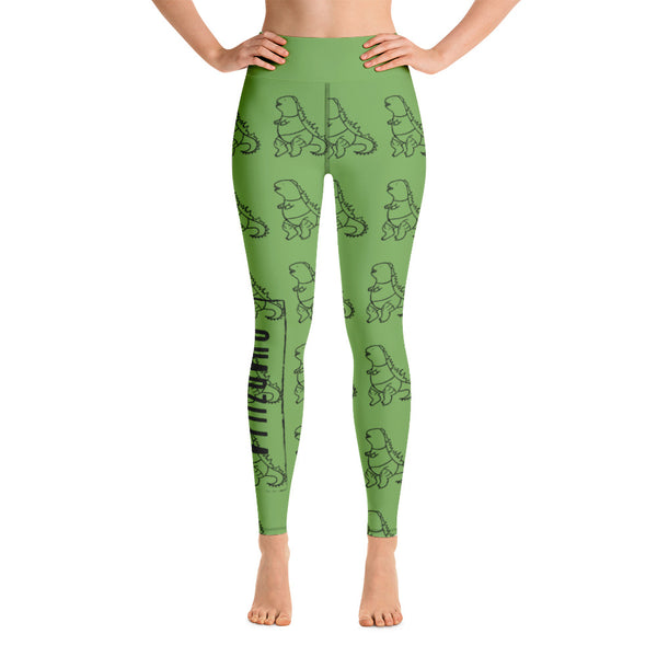 MONO B APH2628 High Rise Jungle Camo Print Yoga Legging Camouflage