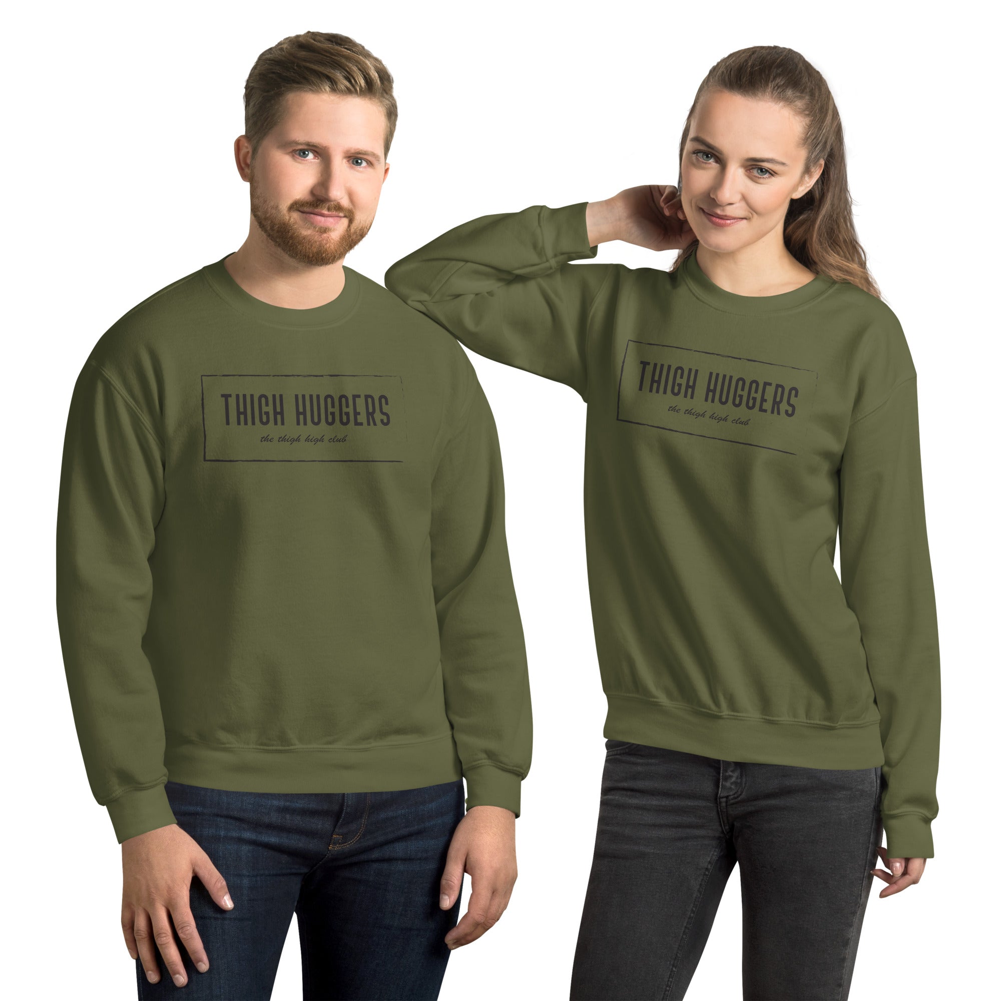 Thigh Huggers Logo Unisex Sweatshirt - thighhuggers product image