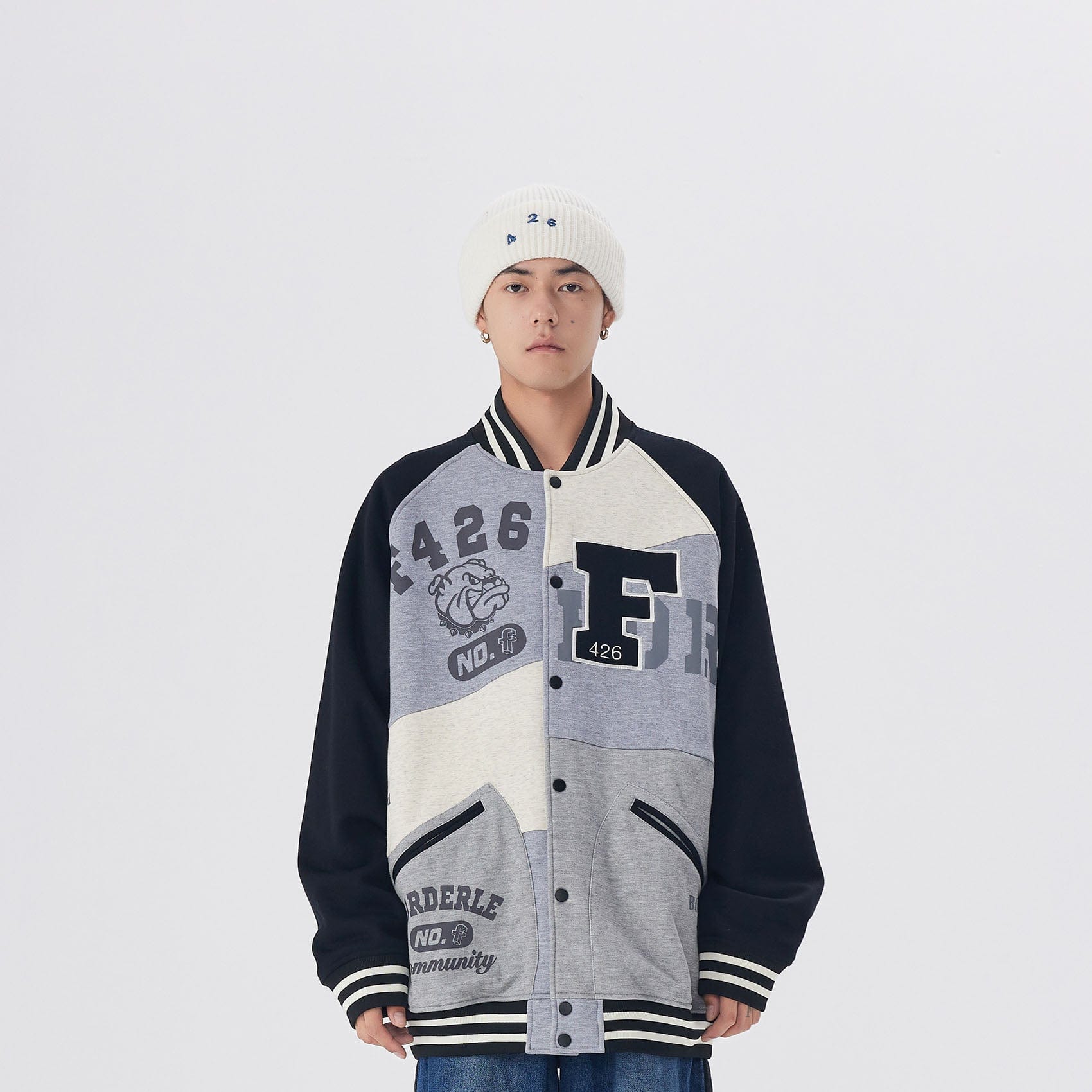 F426 Spliced Hound Varsity Jacket | PROJECTISR US