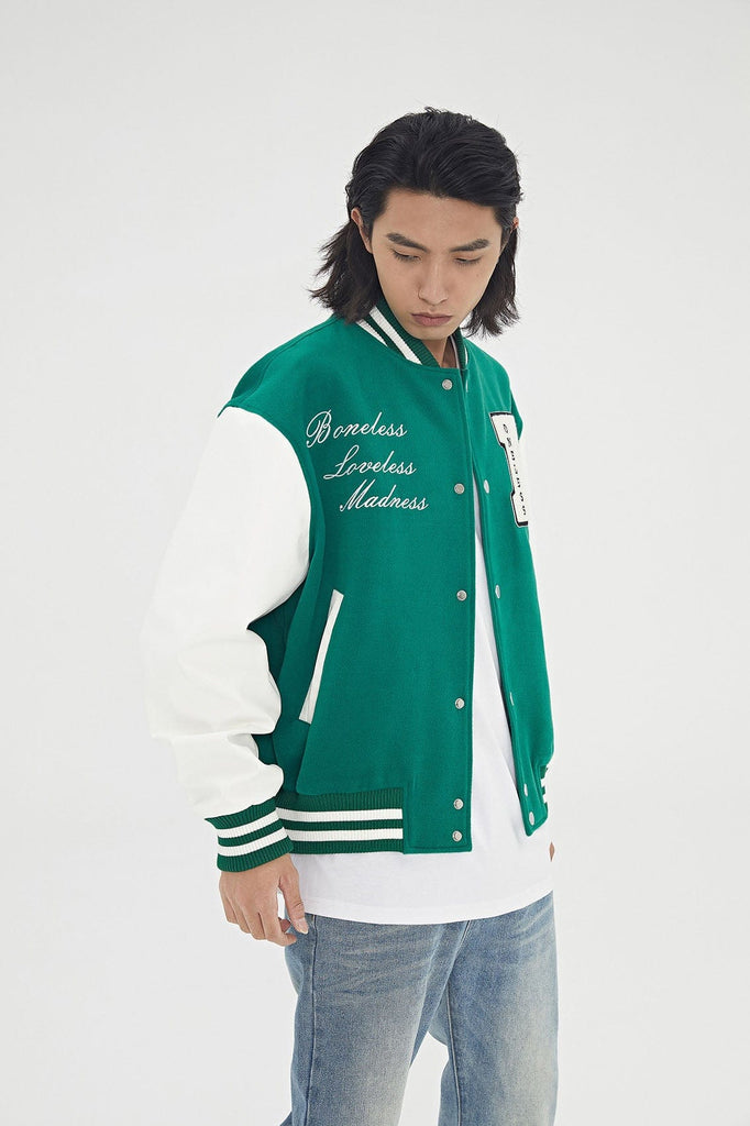 BONELESS Cloud Skeleton Varsity Jacket | PROJECTISR US