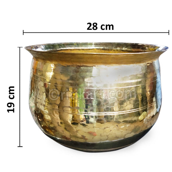 Buy Online Balakati Pure Brass Cooking Kadhai at best price - Ritikart