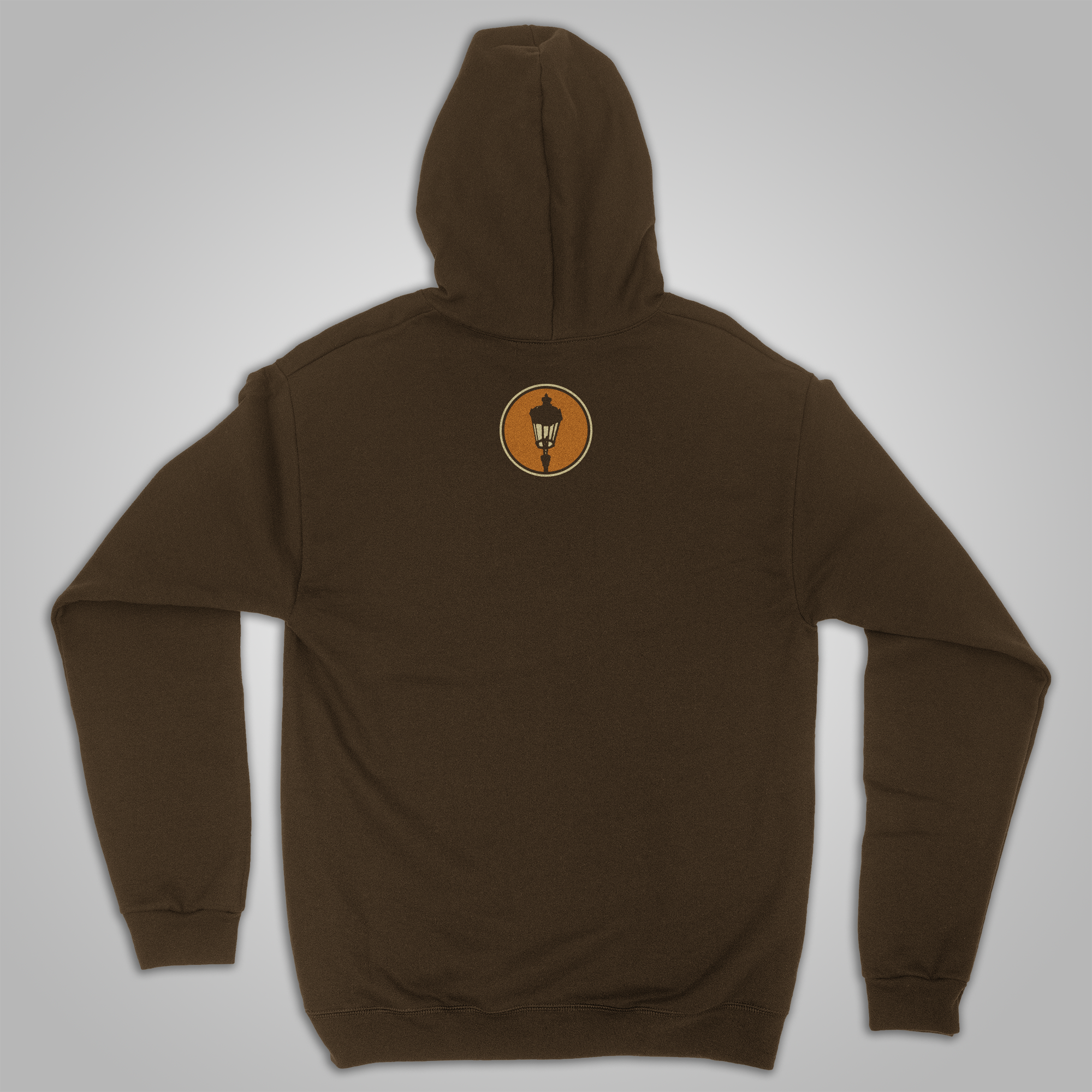 brown hoodie