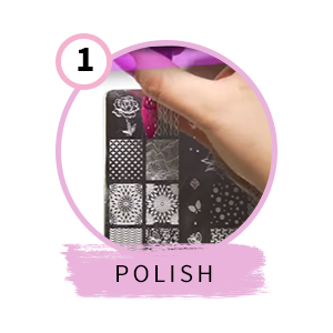 Uber Chic We All Scream For Ice Cream nail stamping plate, available at  .