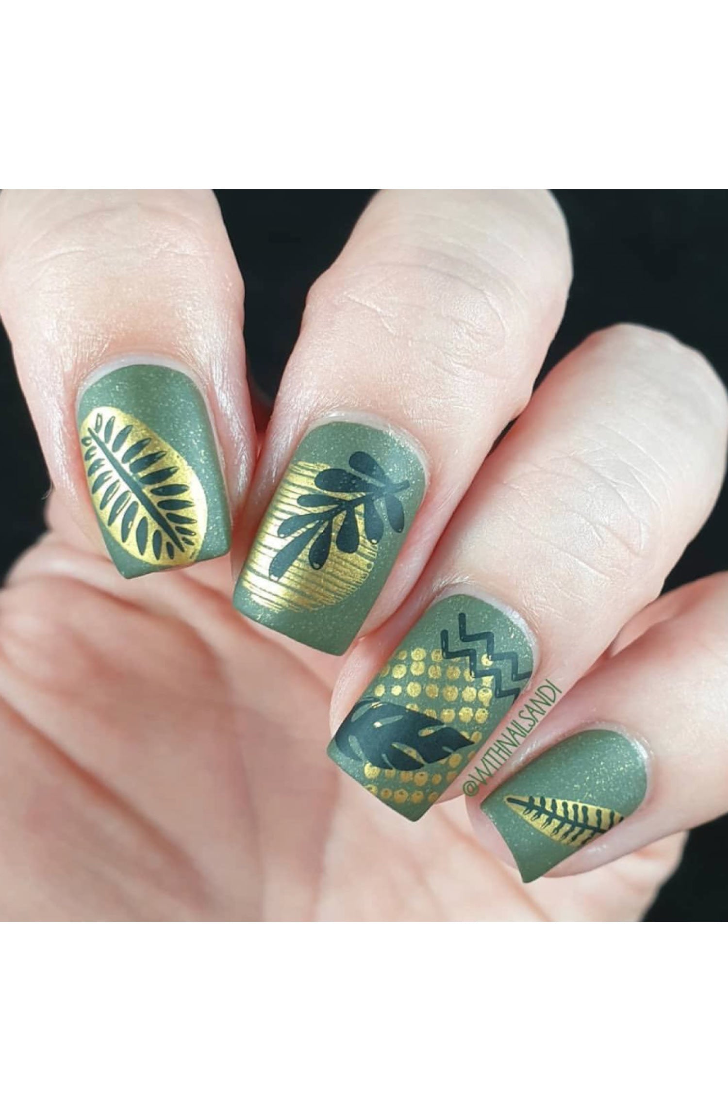 Modern Tropical - Uberchic Mini Nail Stamping Plate – Uberchic Beauty