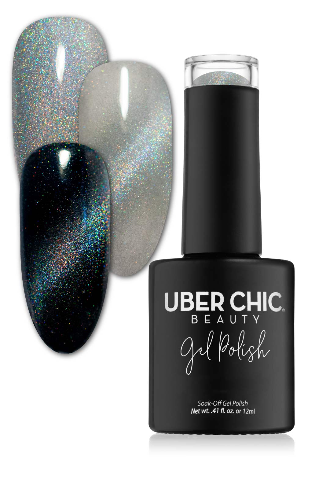 Chasing Lightning - Holo Cats Eye Gel Polish