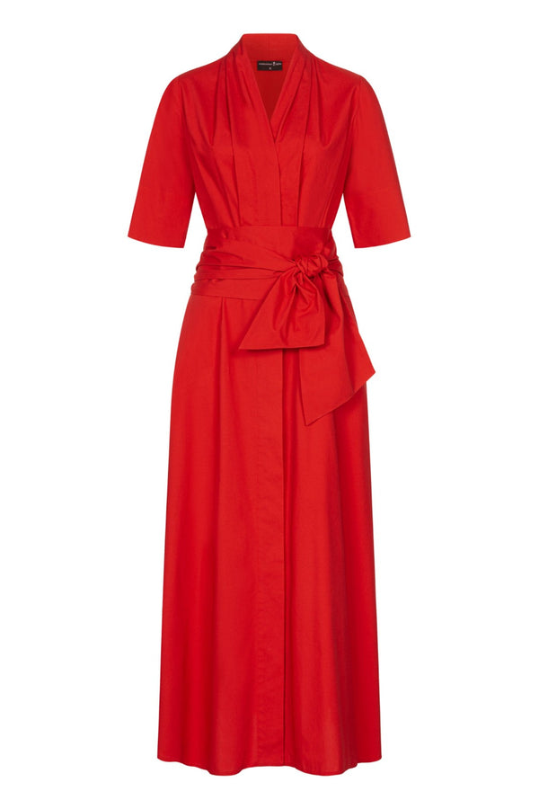 APART Fashion Kleid mit Bindegürtel Robe, Kaki, 36/48 Femme : :  Mode