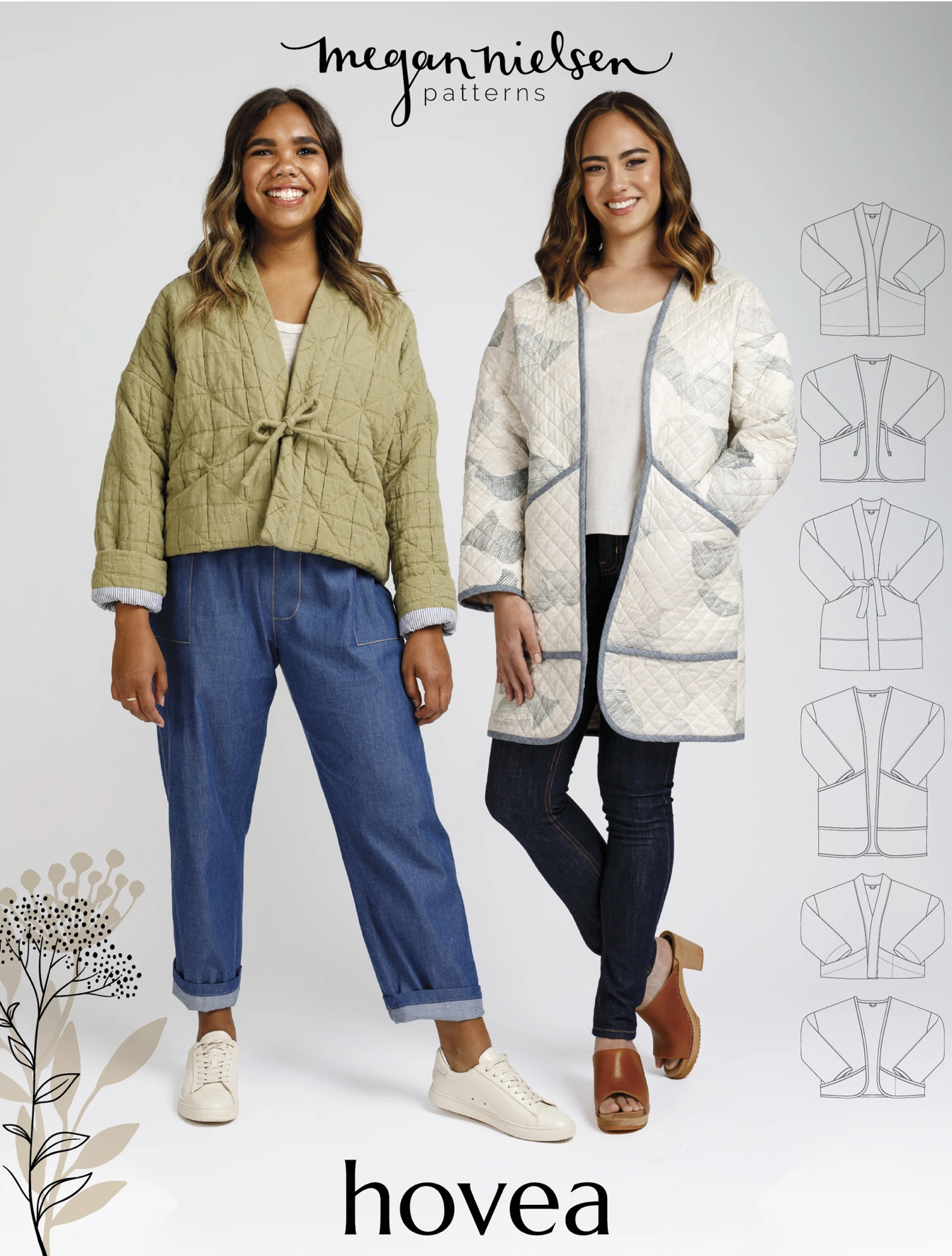 2WAY LEAF PATTERN QUILTING COAT | knowhowtrg.com