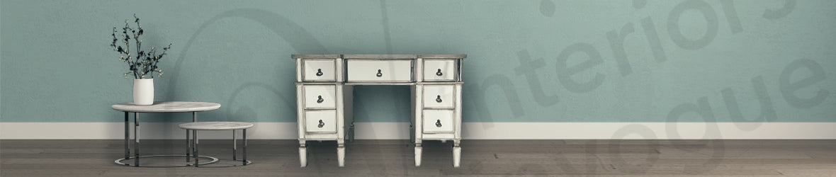 mirrored dressing table